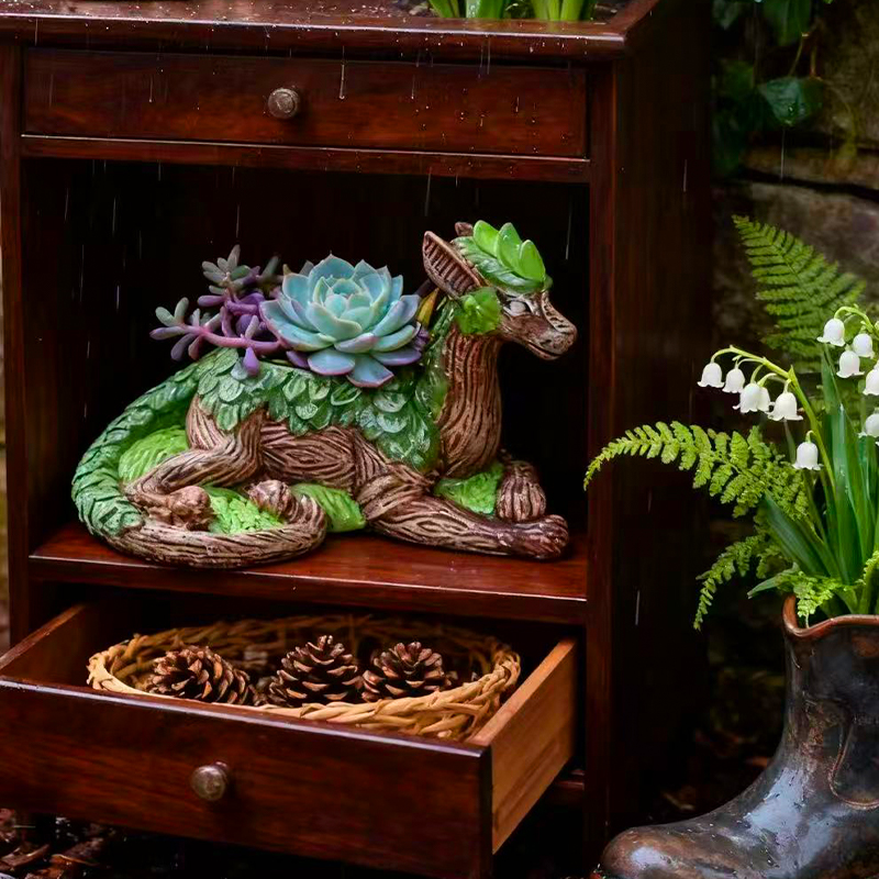 Creative Dragon Tree Flower Po - đánh giá và giá Aloe Vera Pot