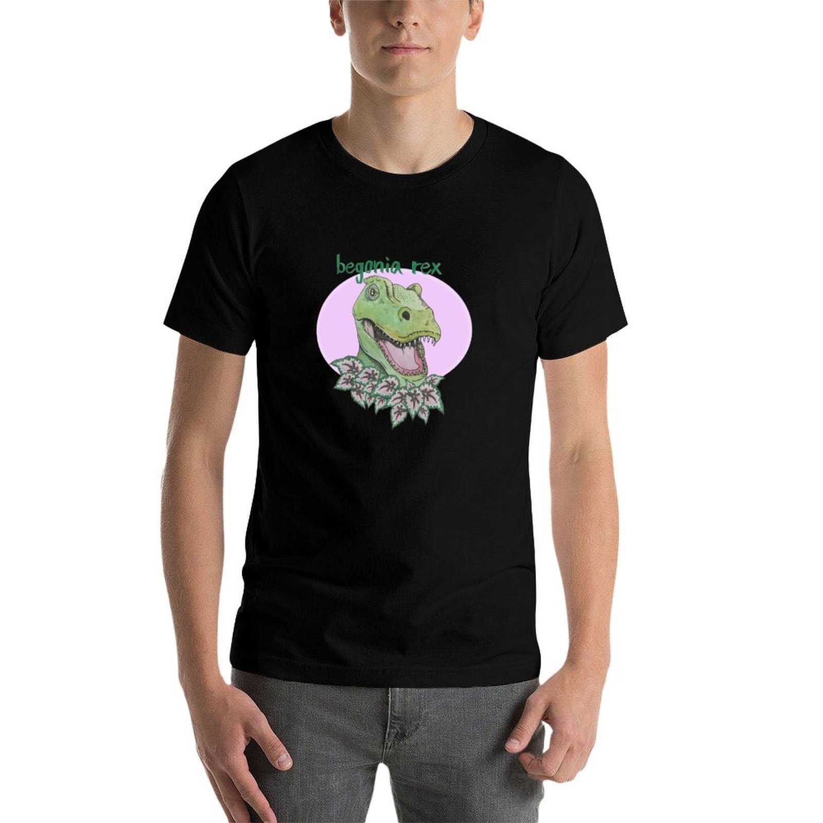 T rex begonia (pink) T-Shirt t - đánh giá và giá Begonia Rex