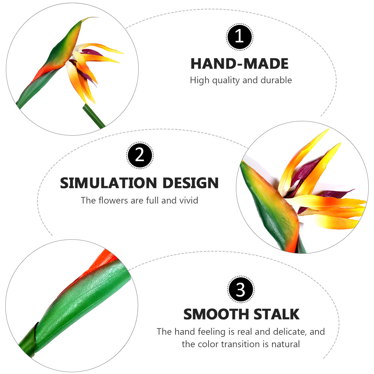 Faux Bird of Paradise Artifici - đánh giá và giá Bird Paradise Strelitzia