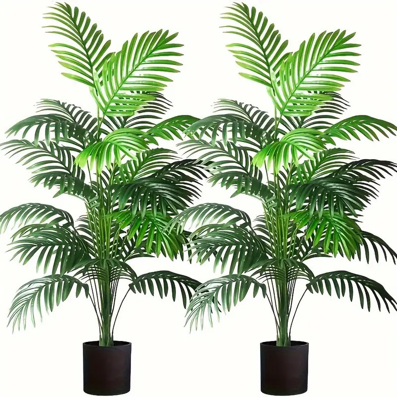 24 Leaves Areca Palm Artificia - đánh giá và giá Ficus Lyrata Tree