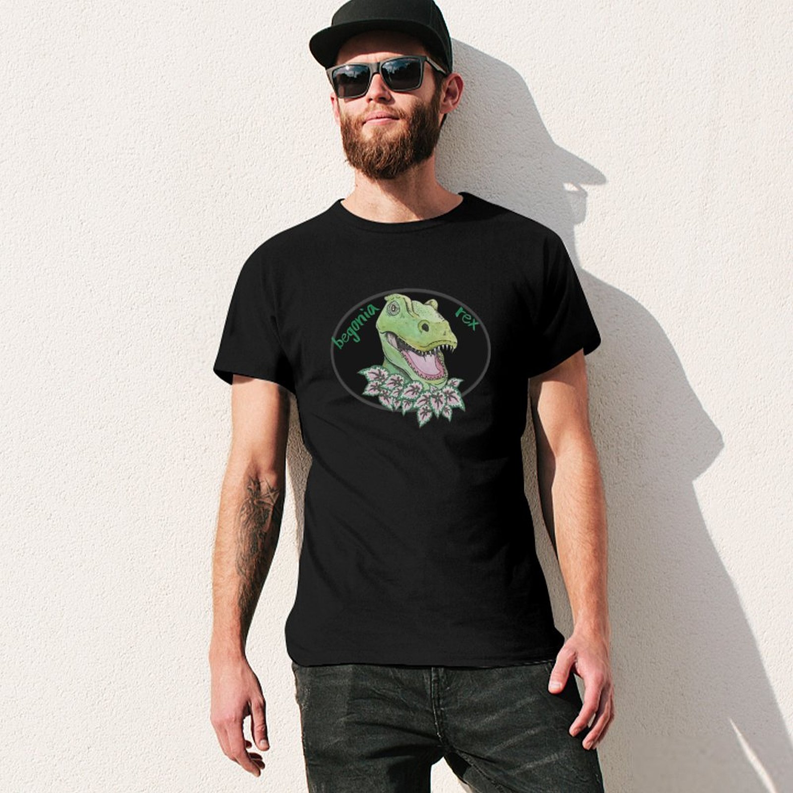 T rex begonia T-Shirt man t sh - đánh giá và giá Begonia Rex
