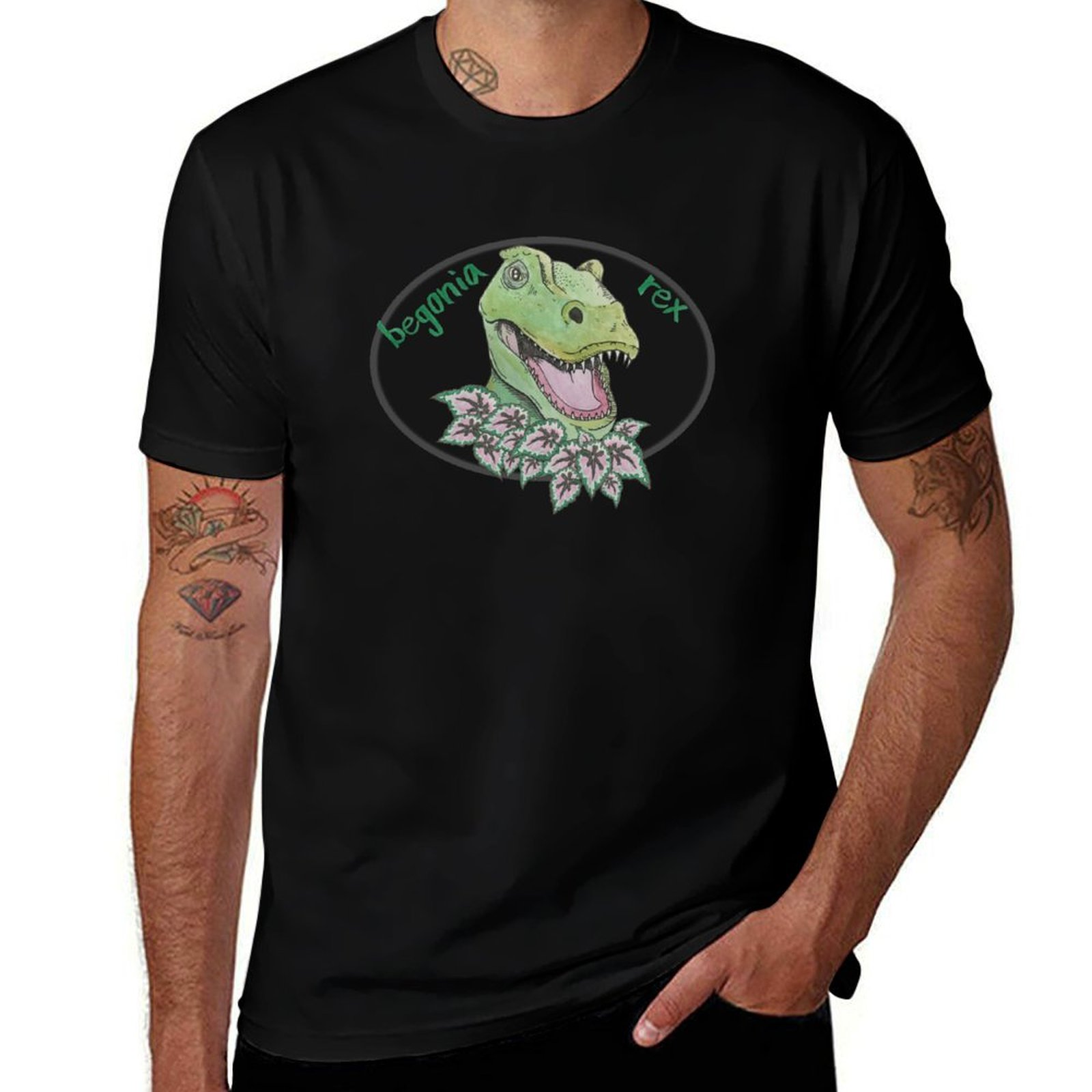 T rex begonia T-Shirt Casual E - đánh giá và giá Begonia Rex